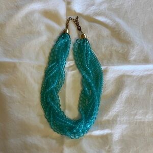 Elegant Turquoise Beaded Necklace